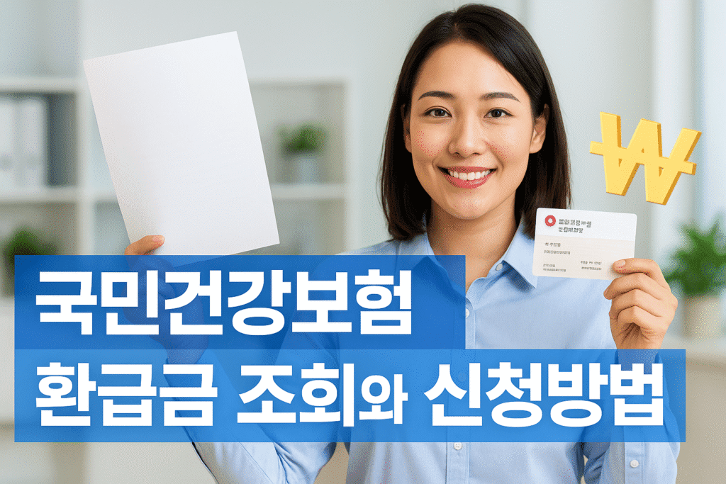 국민건강보험 환급금 조회와 신청방법 안내 3 image 7