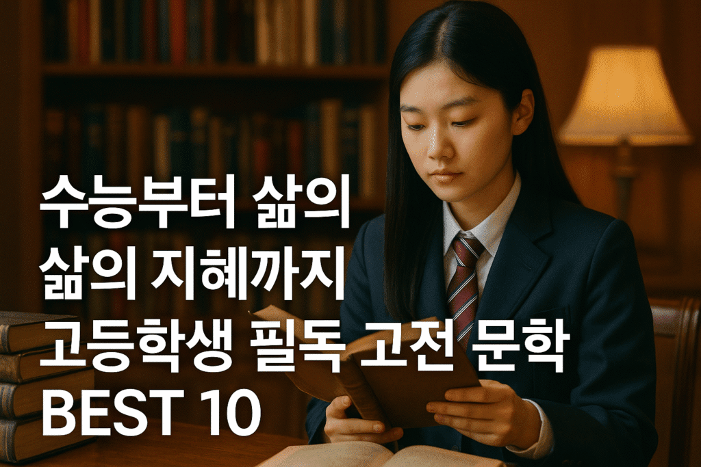 수능부터 삶의 지혜까지: 고등학생이 반드시 읽어야 할 고전 문학 BEST 10 2 수능부터 삶의 지혜까지: 고등학생이 반드시 읽어야 할 고전 문학 BEST 10