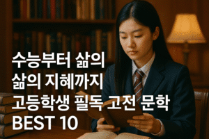수능부터 삶의 지혜까지: 고등학생이 반드시 읽어야 할 고전 문학 BEST 10