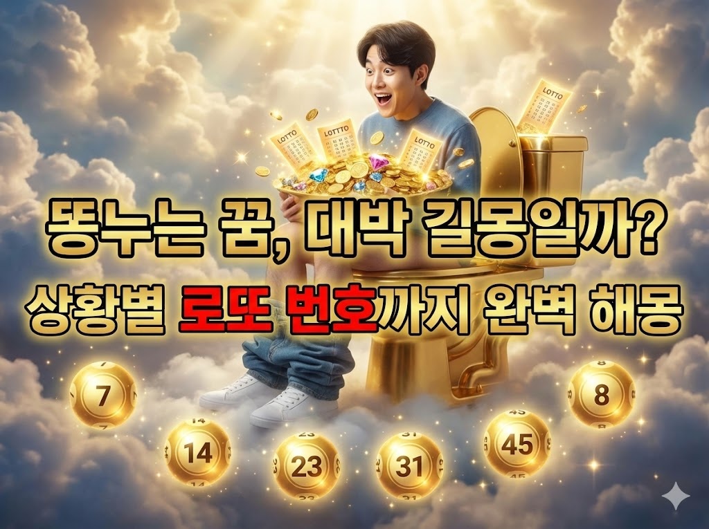 똥누는 꿈, 대박 길몽일까? 상황별 로또 번호까지 완벽 해몽 2 똥누는 꿈, 대박 길몽일까? 상황별 로또 번호까지 완벽 해몽