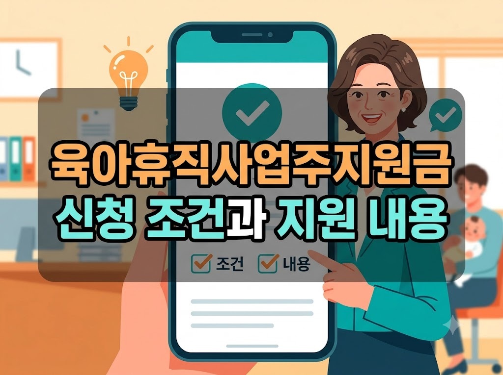 육아휴직사업주지원금 신청 조건과 지원 내용 3 육아휴직사업주지원금 신청 조건과 지원 내용